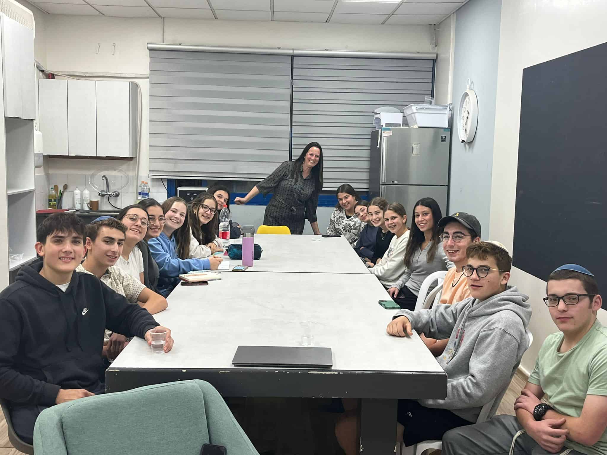 Kids participating in a community activity organized by Efrat Development Foundation, promoting youth engagement and development.