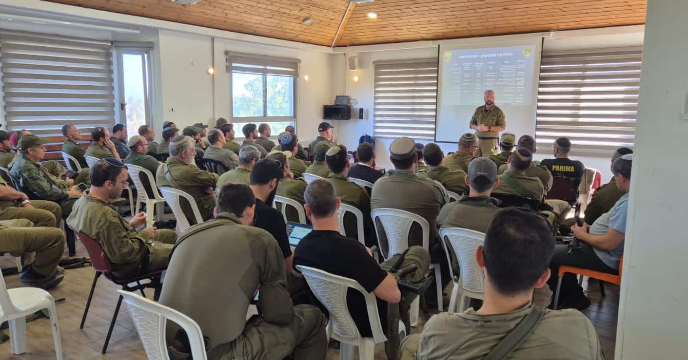Effective military training session for soldiers at Efrat Development Foundation facility.